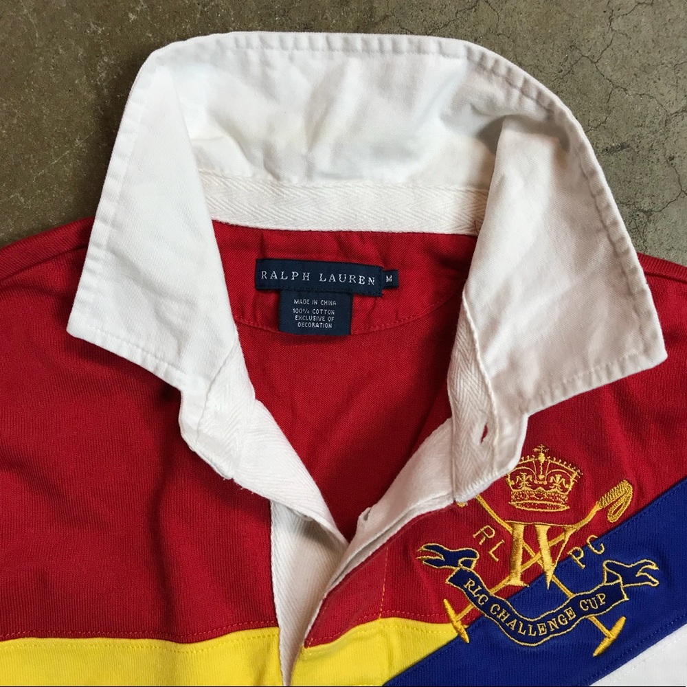 VTG RALPH LAUREN IV RLC CHALLENGE CUP Rugby Sz M - Picture 2 of 7